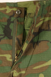 1968 Contract, S-R, Ripstop Fabric, ERDL Leaf Camo, Fatigue Pants, Good Condition, Used