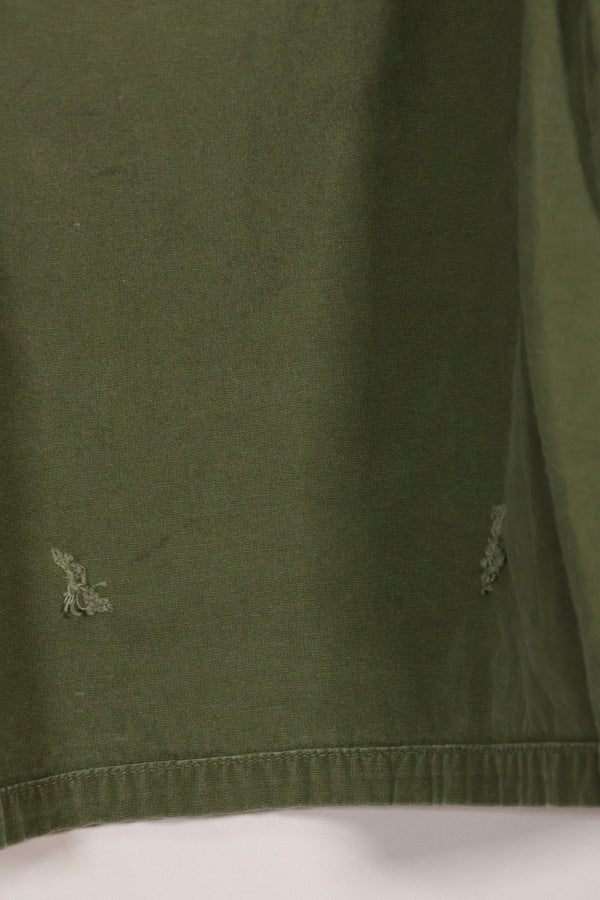 Estimated circa 1965 S-R 2nd Model Jungle Fatigue Jacket, used with holes.