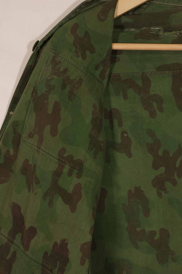 実物　1960年代　ARVN　ローカルメイド迷彩　シャツ　摩耗あり　中古品