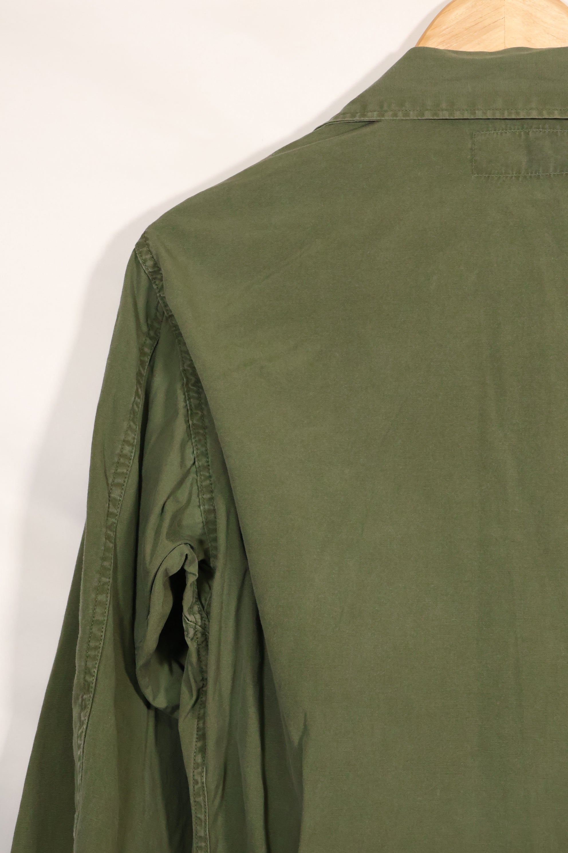 Estimated circa 1965 S-R 2nd Model Jungle Fatigue Jacket, used with holes.