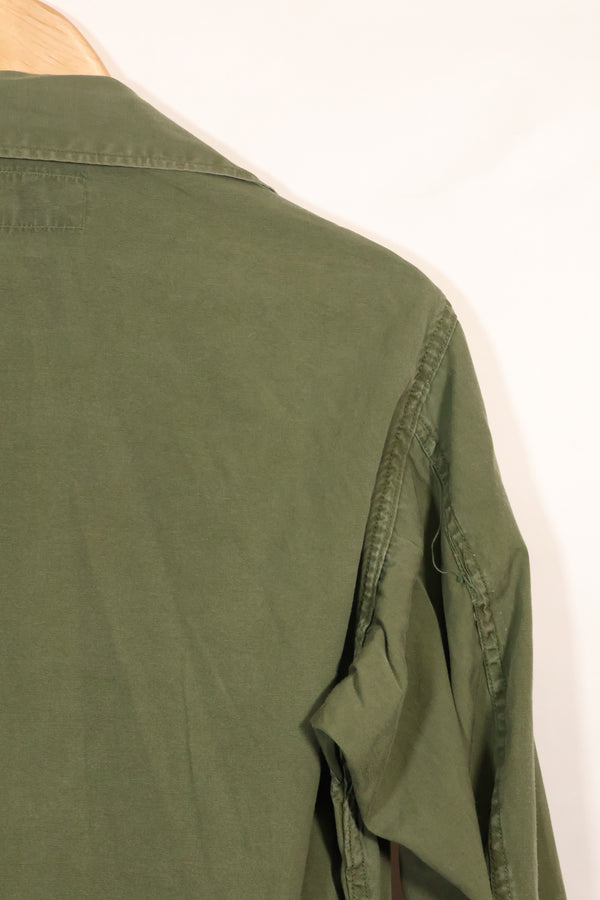 Estimated circa 1965 S-R 2nd Model Jungle Fatigue Jacket, used with holes.