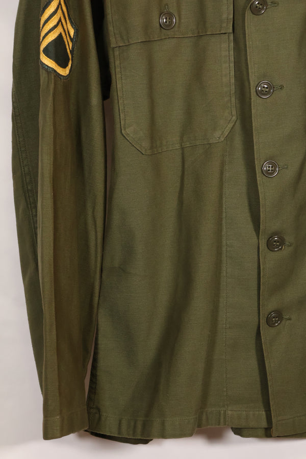 1962年契約　グリーンベレー　OG-107 ユーティリティシャツ　パッチ初付け品　中古品