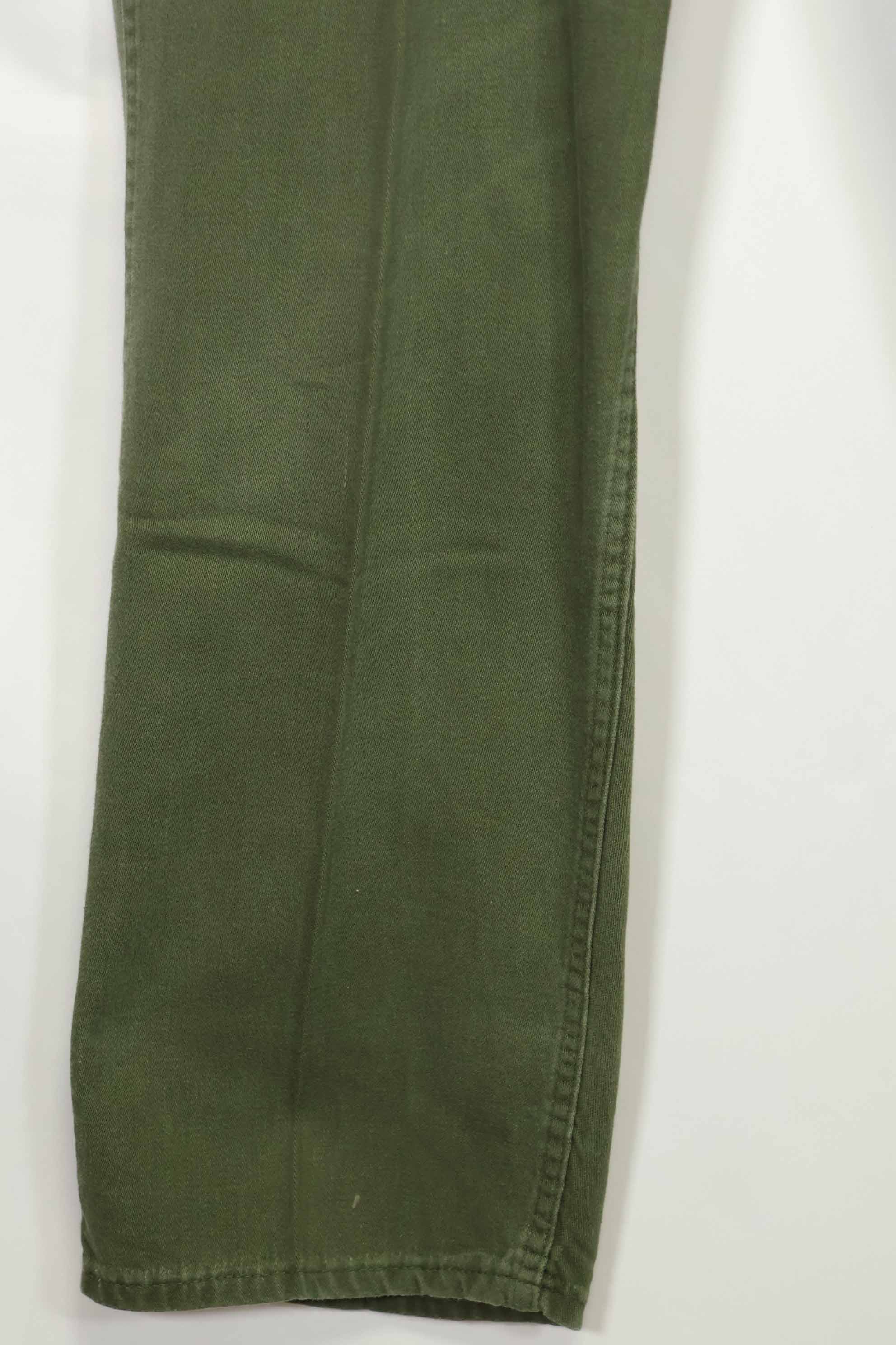 1970年代ロット　個人調達品　OG-107 ユーティリティパンツ　ベイカーパンツ　36x30　中古品　A