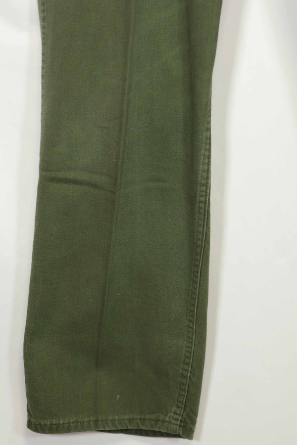 1970年代ロット　個人調達品　OG-107 ユーティリティパンツ　ベイカーパンツ　36x30　中古品　A
