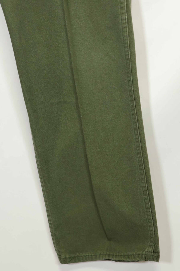 1970年代ロット　個人調達品　OG-107 ユーティリティパンツ　ベイカーパンツ　36x30　中古品　A