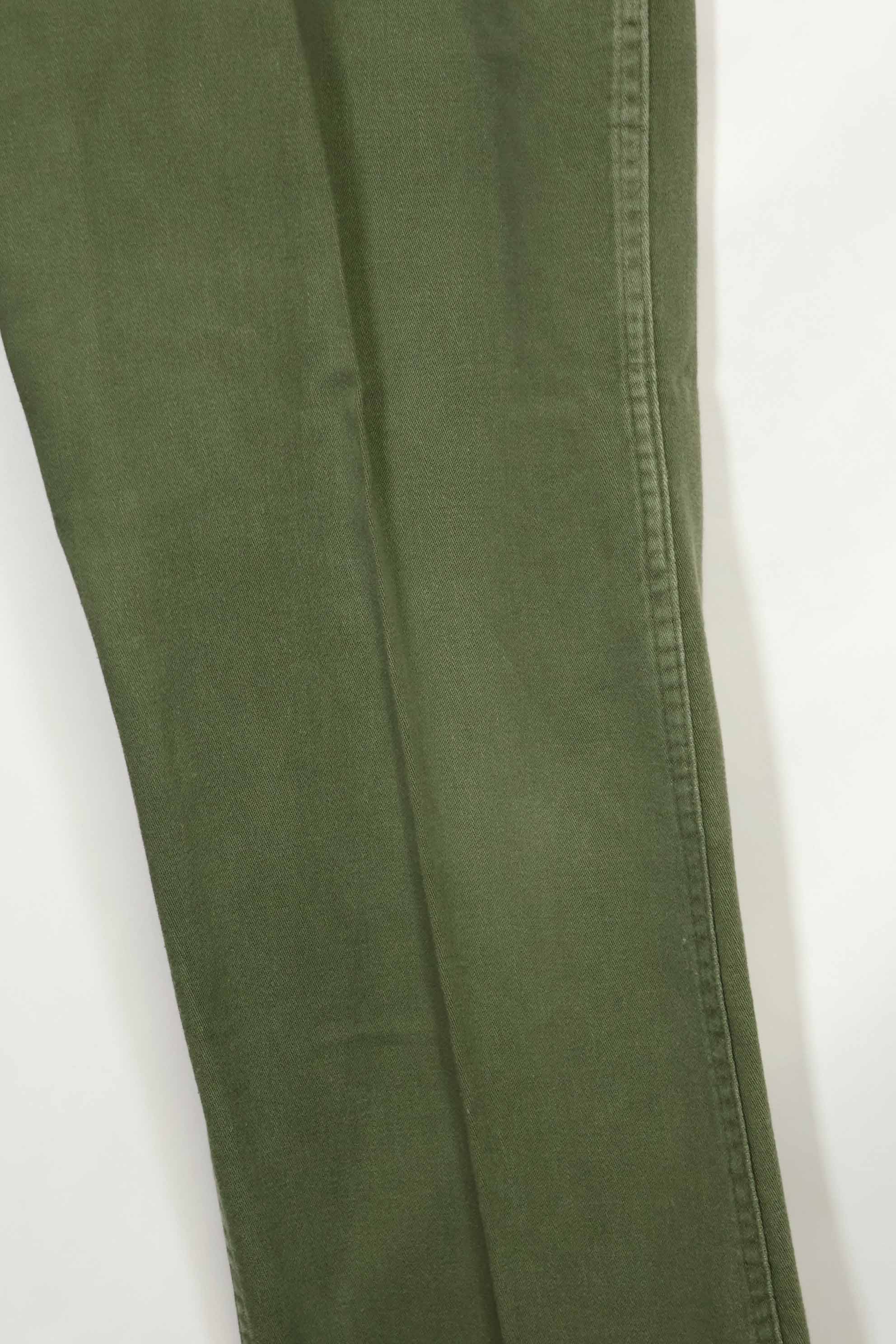 1970年代ロット　個人調達品　OG-107 ユーティリティパンツ　ベイカーパンツ　36x30　中古品　A