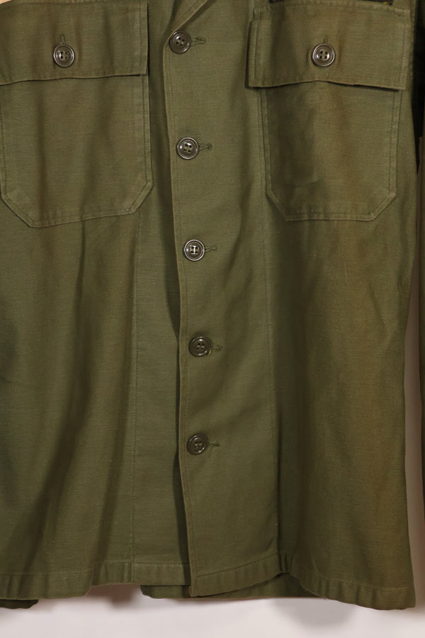 1962年契約　グリーンベレー　OG-107 ユーティリティシャツ　パッチ初付け品　中古品