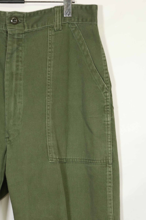 1970年代ロット　個人調達品　OG-107 ユーティリティパンツ　ベイカーパンツ　36x30　中古品　A