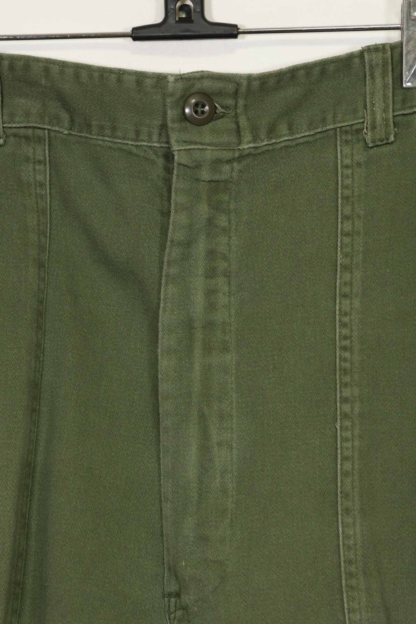 1970年代ロット　個人調達品　OG-107 ユーティリティパンツ　ベイカーパンツ　36x30　中古品　A