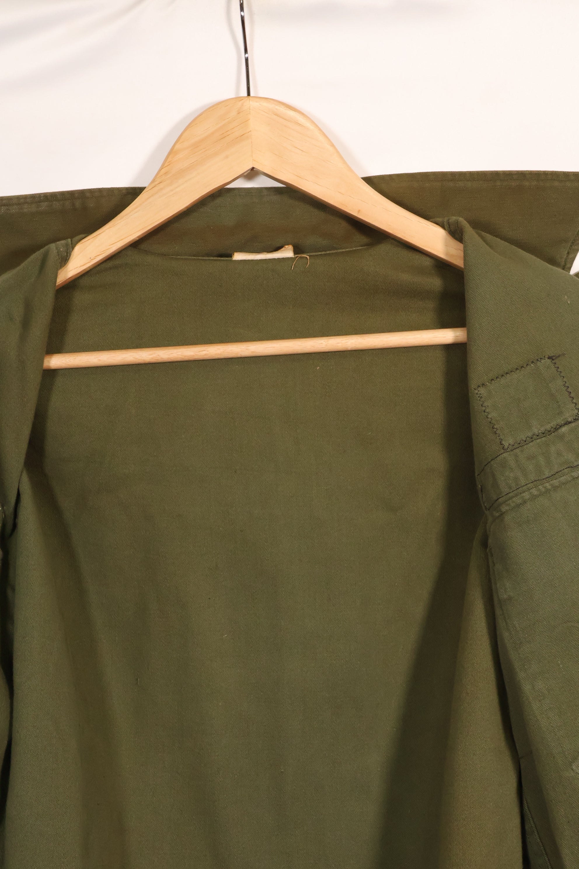 1962年契約　グリーンベレー　OG-107 ユーティリティシャツ　パッチ初付け品　中古品