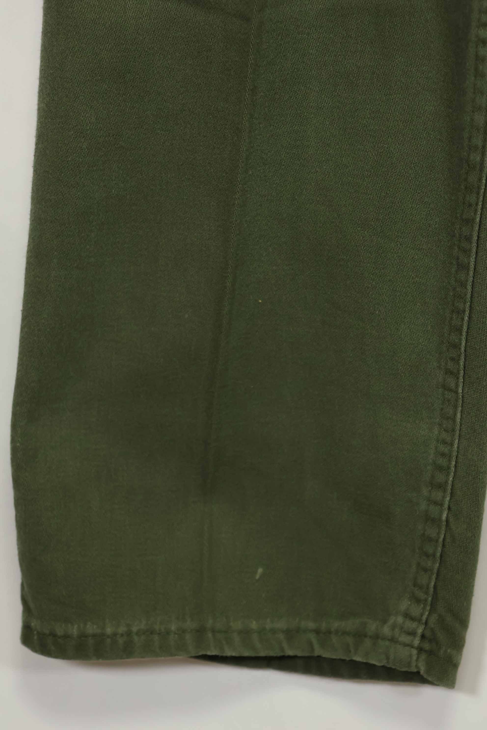 1970年代ロット　個人調達品　OG-107 ユーティリティパンツ　ベイカーパンツ　36x30　中古品　A