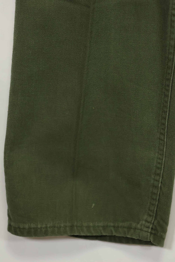 1970年代ロット　個人調達品　OG-107 ユーティリティパンツ　ベイカーパンツ　36x30　中古品　A