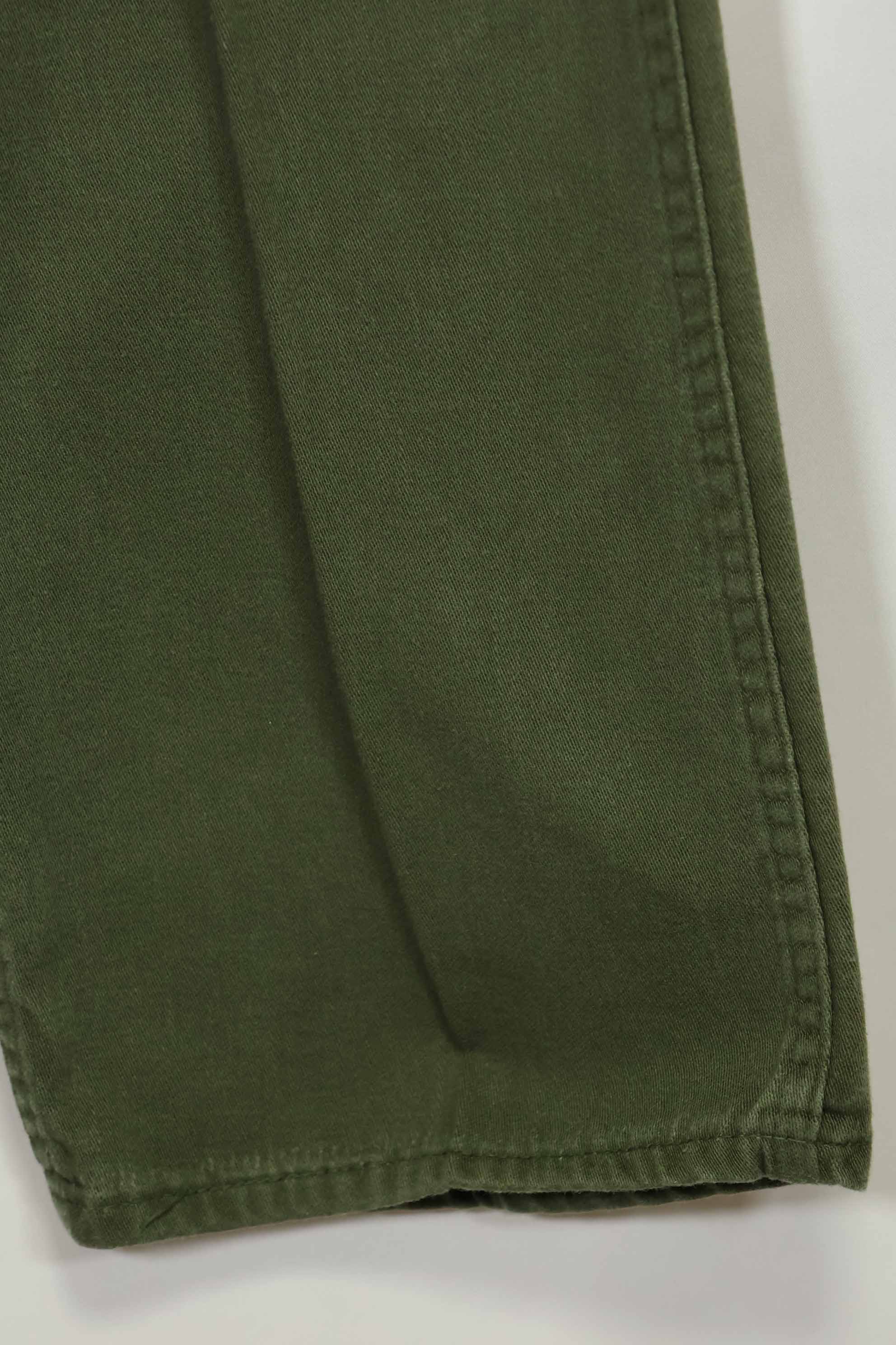 1970年代ロット　個人調達品　OG-107 ユーティリティパンツ　ベイカーパンツ　36x30　中古品　A