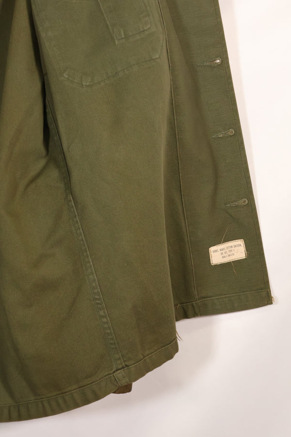 1962年契約　グリーンベレー　OG-107 ユーティリティシャツ　パッチ初付け品　中古品
