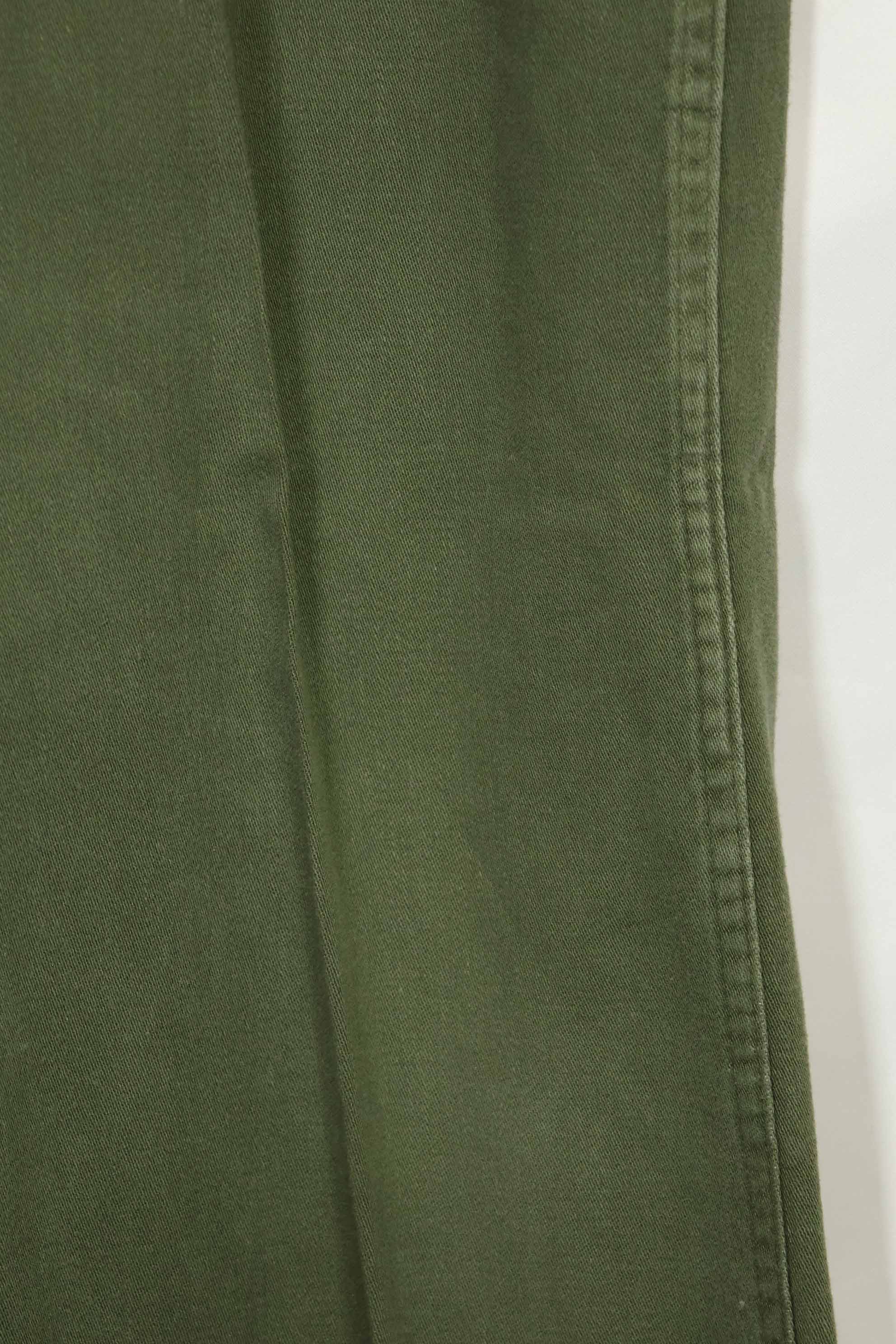 1970年代ロット　個人調達品　OG-107 ユーティリティパンツ　ベイカーパンツ　36x30　中古品　A