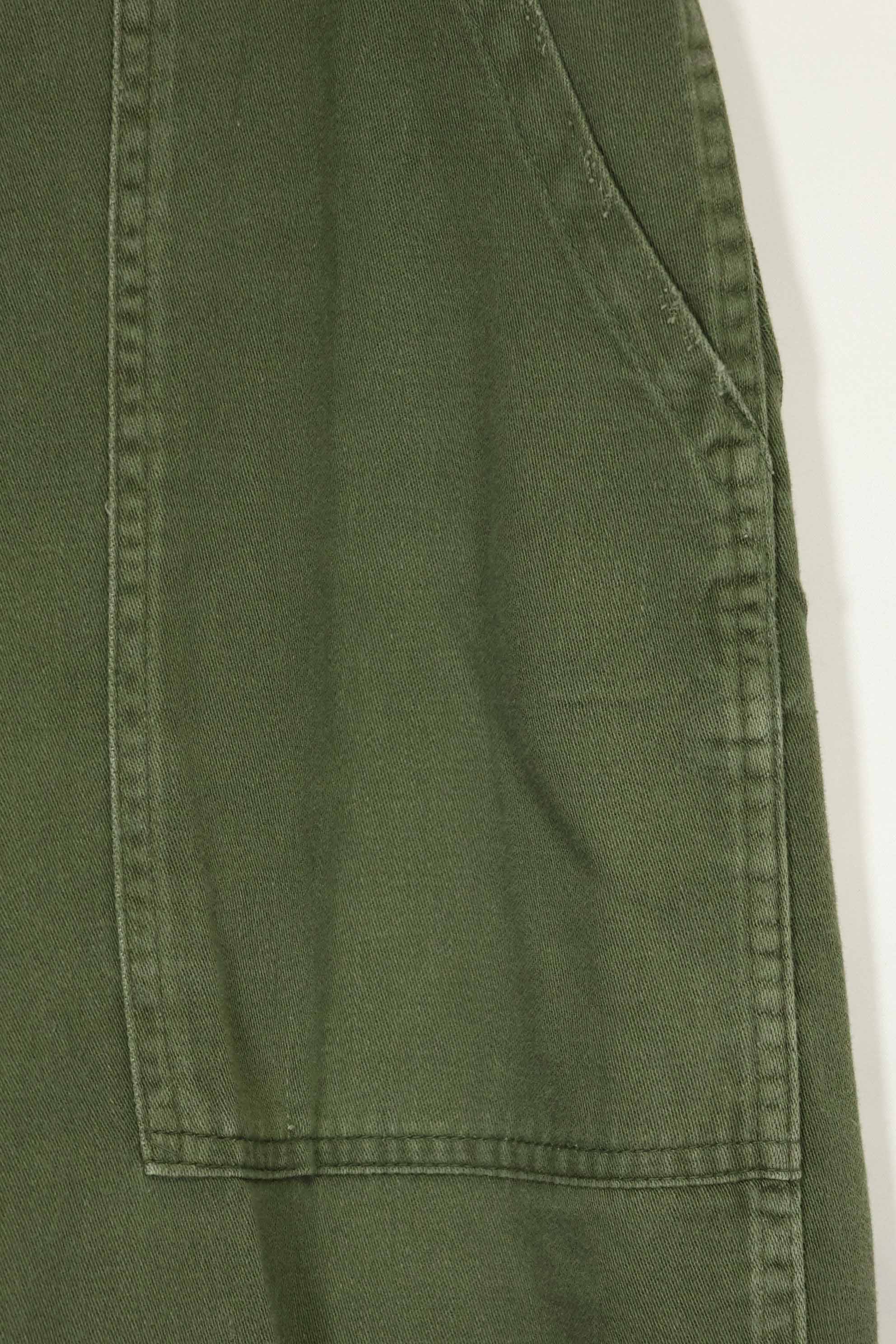 1970年代ロット　個人調達品　OG-107 ユーティリティパンツ　ベイカーパンツ　36x30　中古品　A