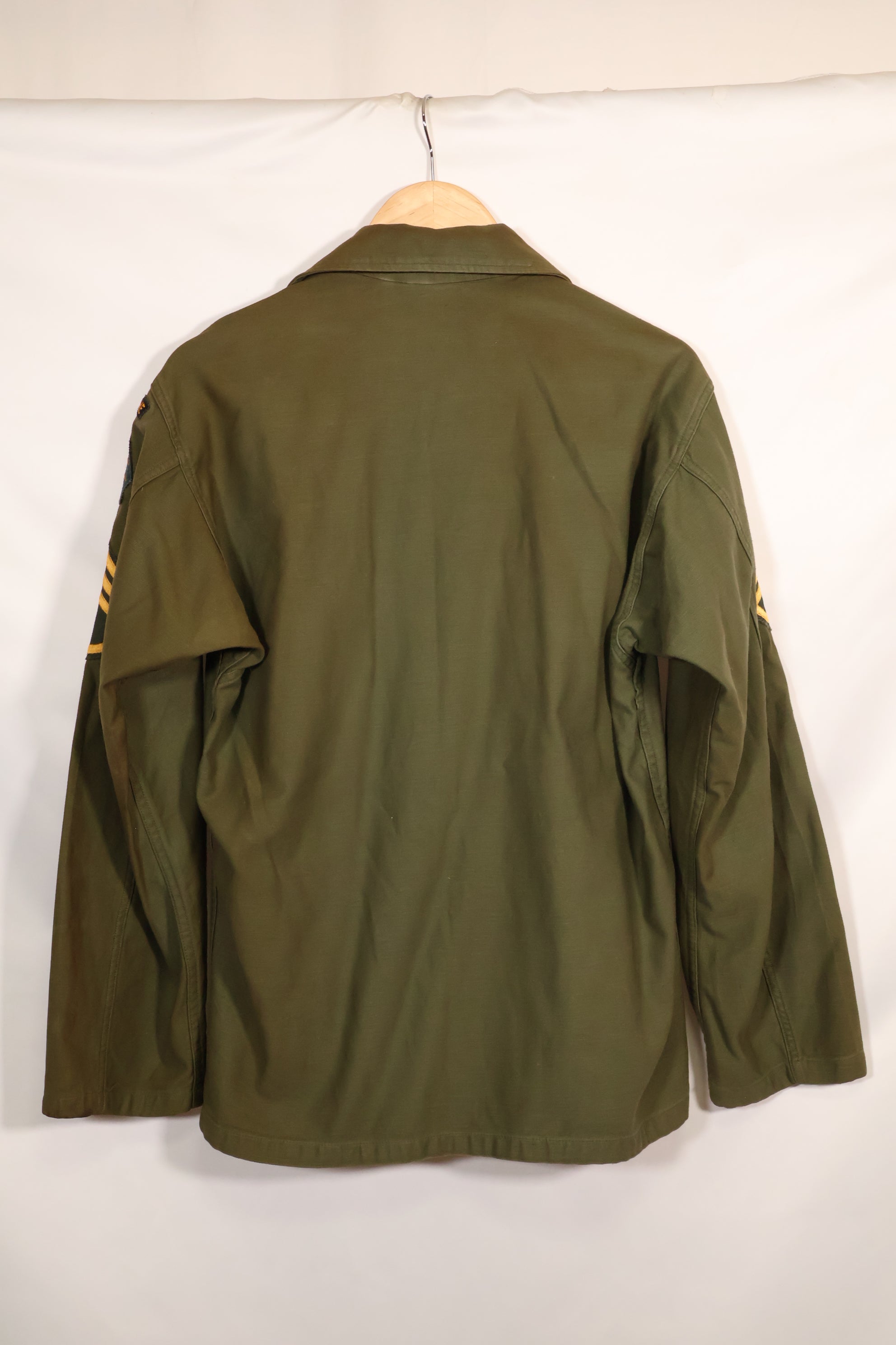 1962年契約　グリーンベレー　OG-107 ユーティリティシャツ　パッチ初付け品　中古品