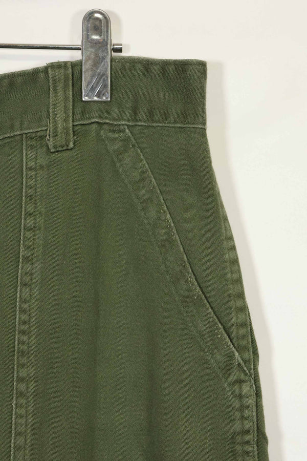 1970年代ロット　個人調達品　OG-107 ユーティリティパンツ　ベイカーパンツ　36x30　中古品　A