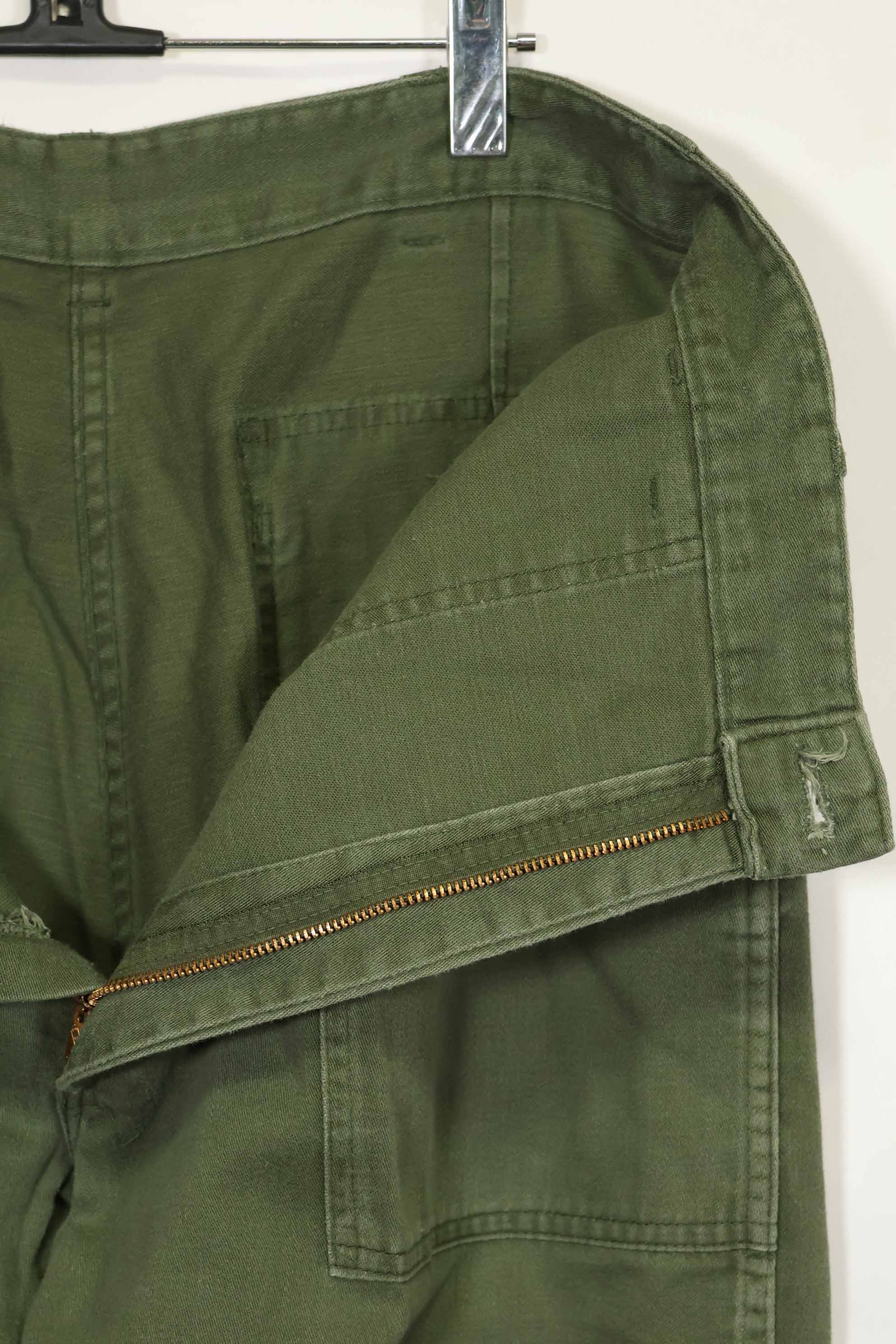 1970年代ロット　個人調達品　OG-107 ユーティリティパンツ　ベイカーパンツ　36x30　中古品　A