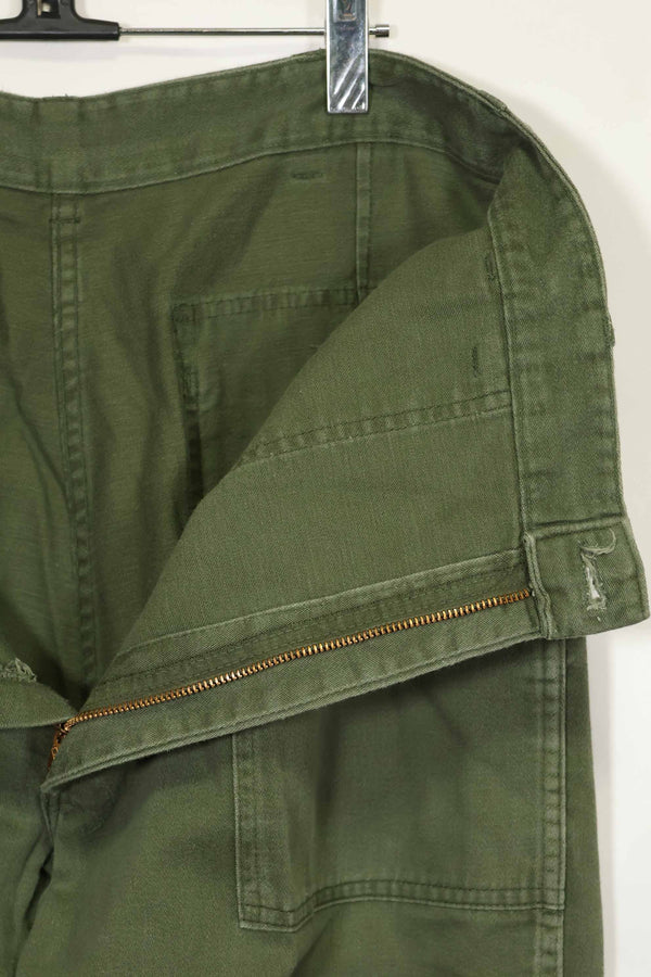 1970年代ロット　個人調達品　OG-107 ユーティリティパンツ　ベイカーパンツ　36x30　中古品　A