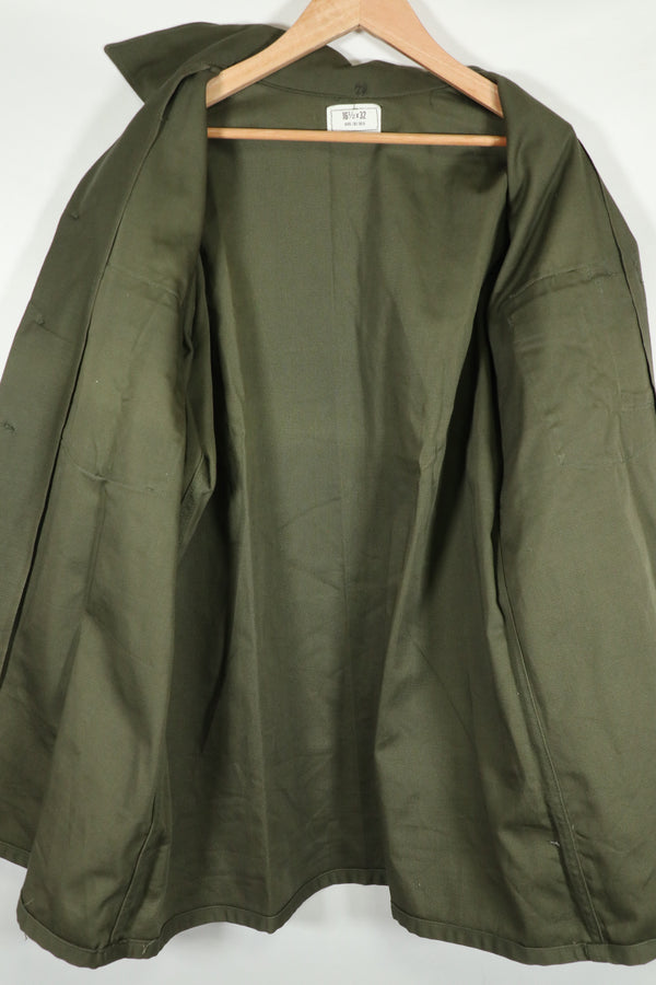 正品 1974 年 OG-107 工装衬衫，全新库存，尺码 16.5/2，32 码，宽松版型