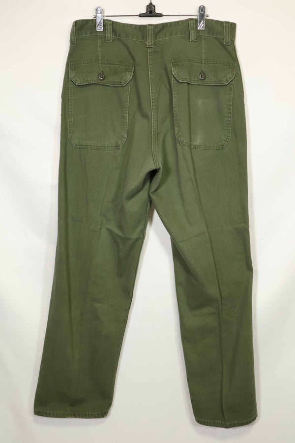 1970年代ロット　個人調達品　OG-107 ユーティリティパンツ　ベイカーパンツ　36x30　中古品　A