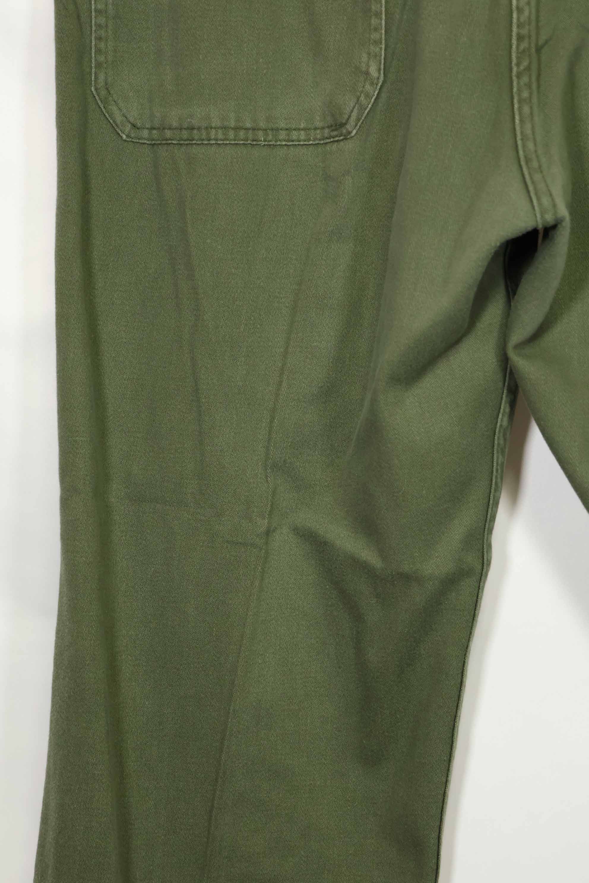 1970年代ロット　個人調達品　OG-107 ユーティリティパンツ　ベイカーパンツ　36x30　中古品　A