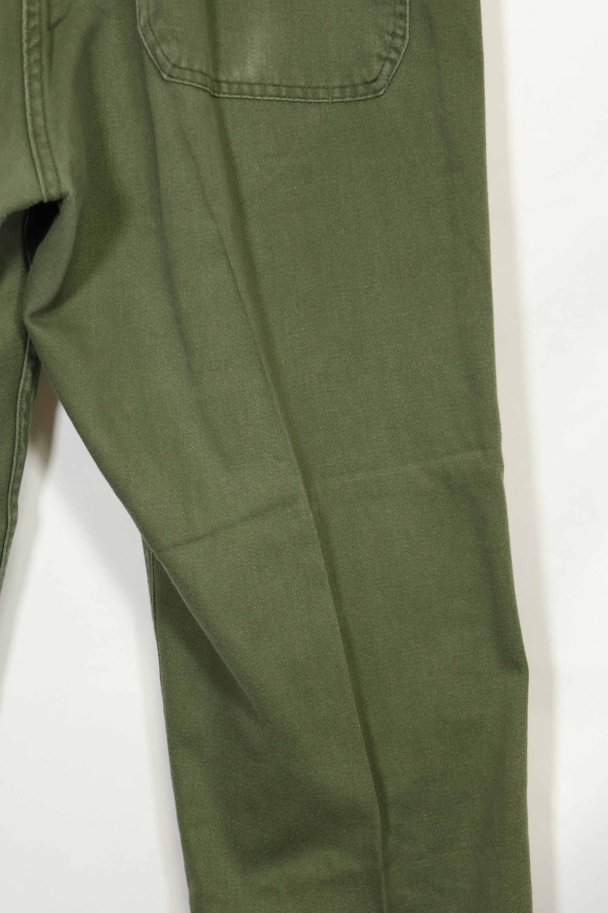 1970年代ロット　個人調達品　OG-107 ユーティリティパンツ　ベイカーパンツ　36x30　中古品　A