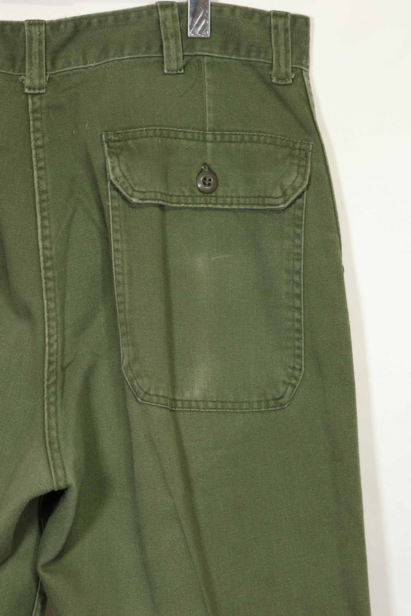 1970年代ロット　個人調達品　OG-107 ユーティリティパンツ　ベイカーパンツ　36x30　中古品　A