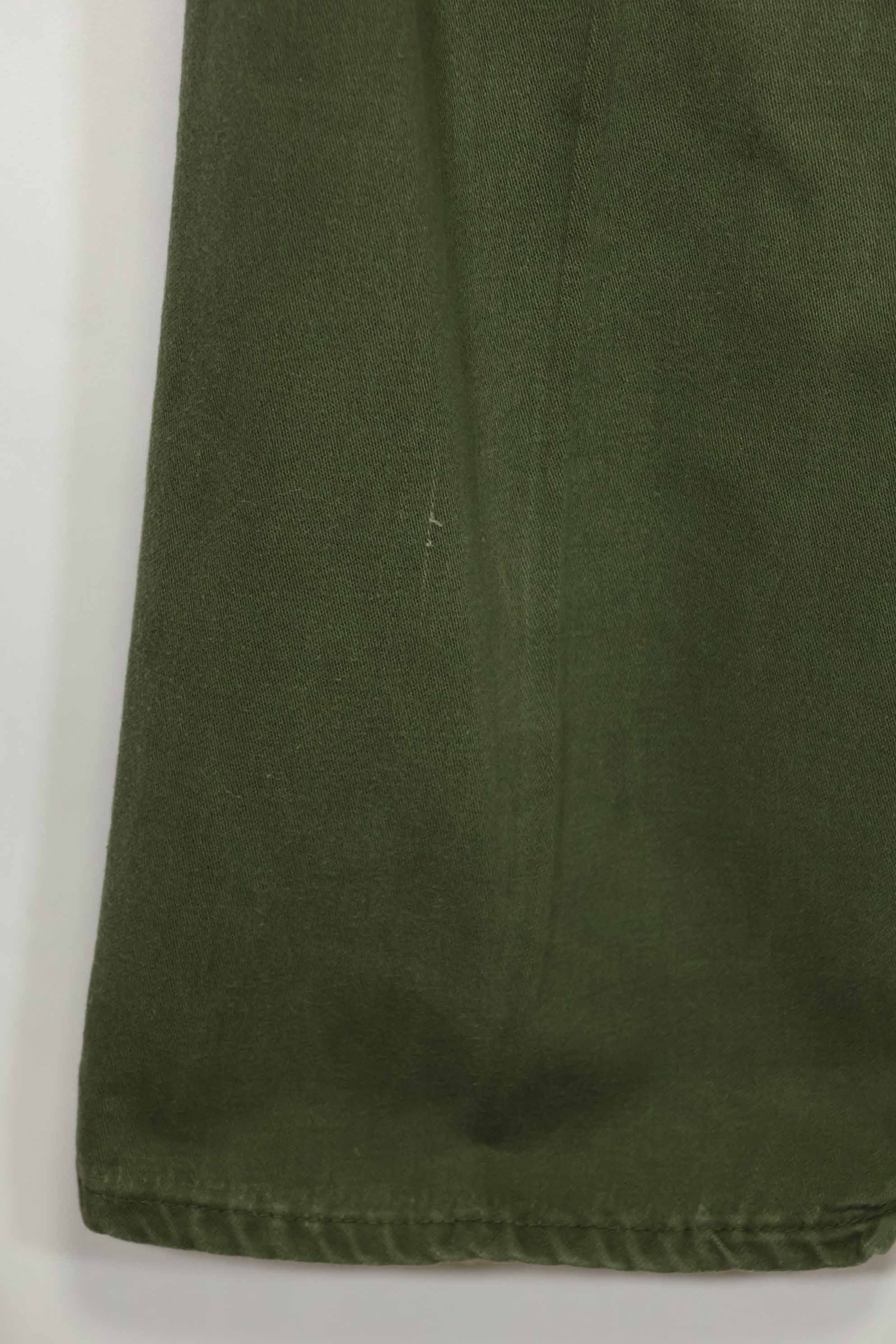 1970年代ロット　個人調達品　OG-107 ユーティリティパンツ　ベイカーパンツ　36x30　中古品　A