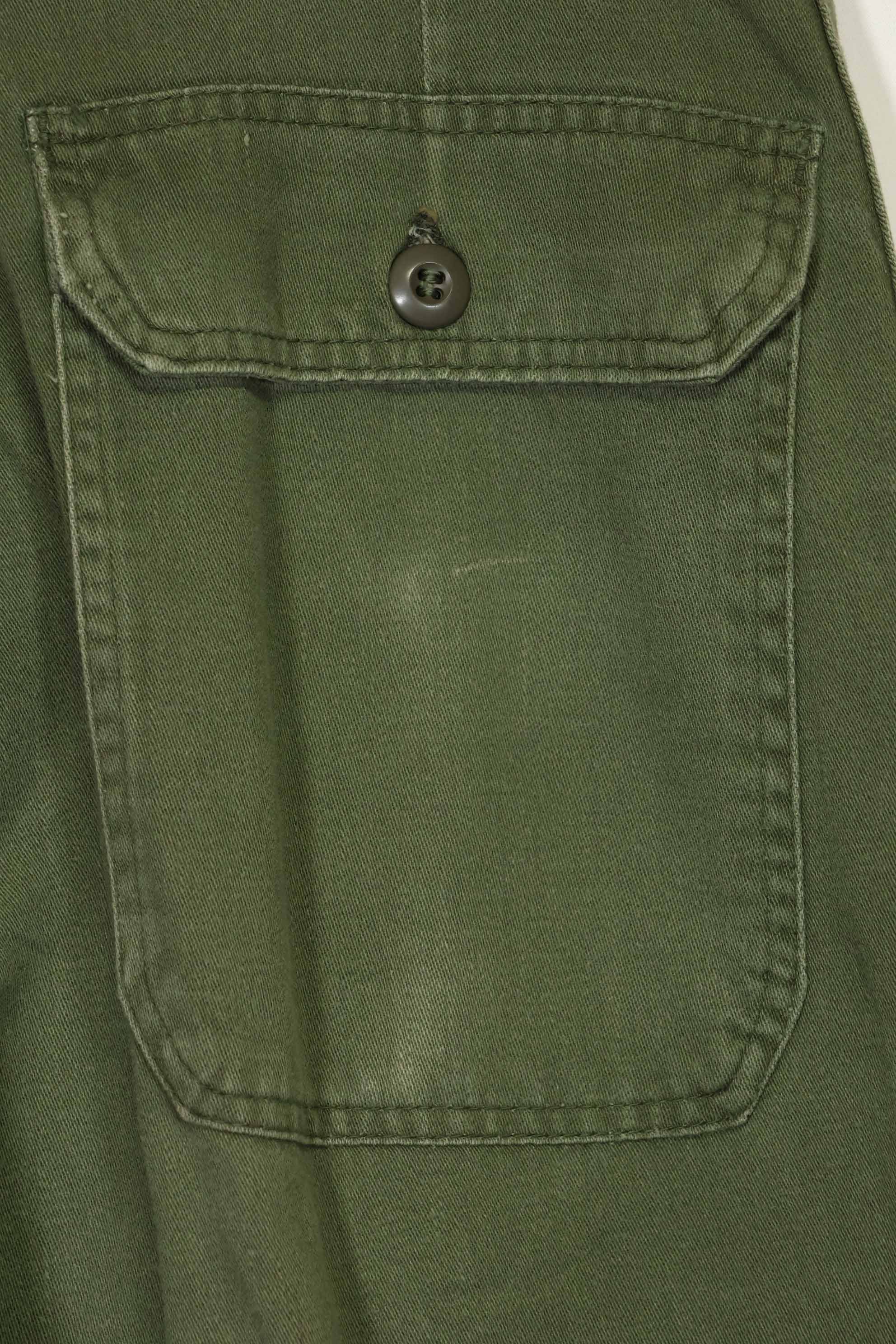 1970年代ロット　個人調達品　OG-107 ユーティリティパンツ　ベイカーパンツ　36x30　中古品　A