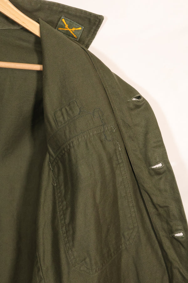 1960年代〜70年代　OG-107 ユーティリティシャツ　陸軍空挺兵士　パッチ初付け　中古品