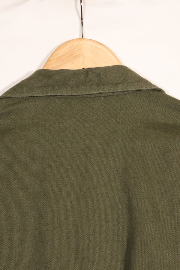 1960年代〜70年代　OG-107 ユーティリティシャツ　陸軍空挺兵士　パッチ初付け　中古品