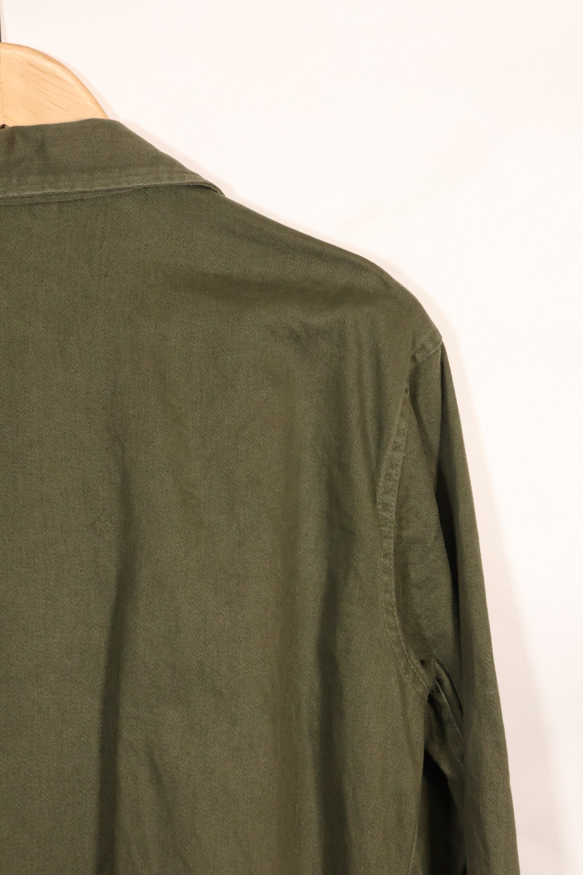 1960年代〜70年代　OG-107 ユーティリティシャツ　陸軍空挺兵士　パッチ初付け　中古品