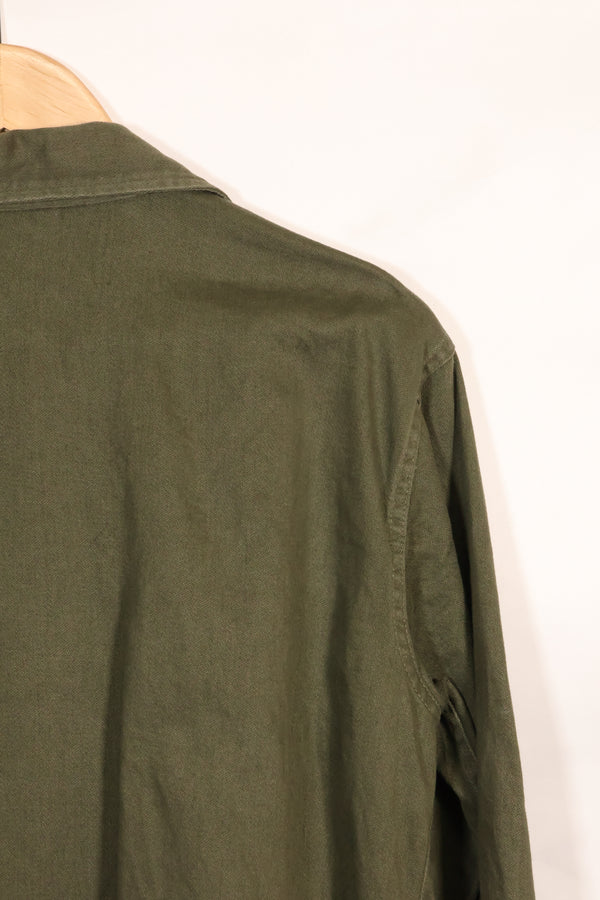 1960年代〜70年代　OG-107 ユーティリティシャツ　陸軍空挺兵士　パッチ初付け　中古品