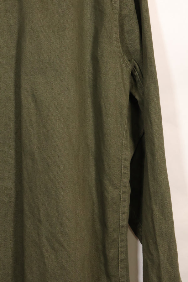 1960年代〜70年代　OG-107 ユーティリティシャツ　陸軍空挺兵士　パッチ初付け　中古品