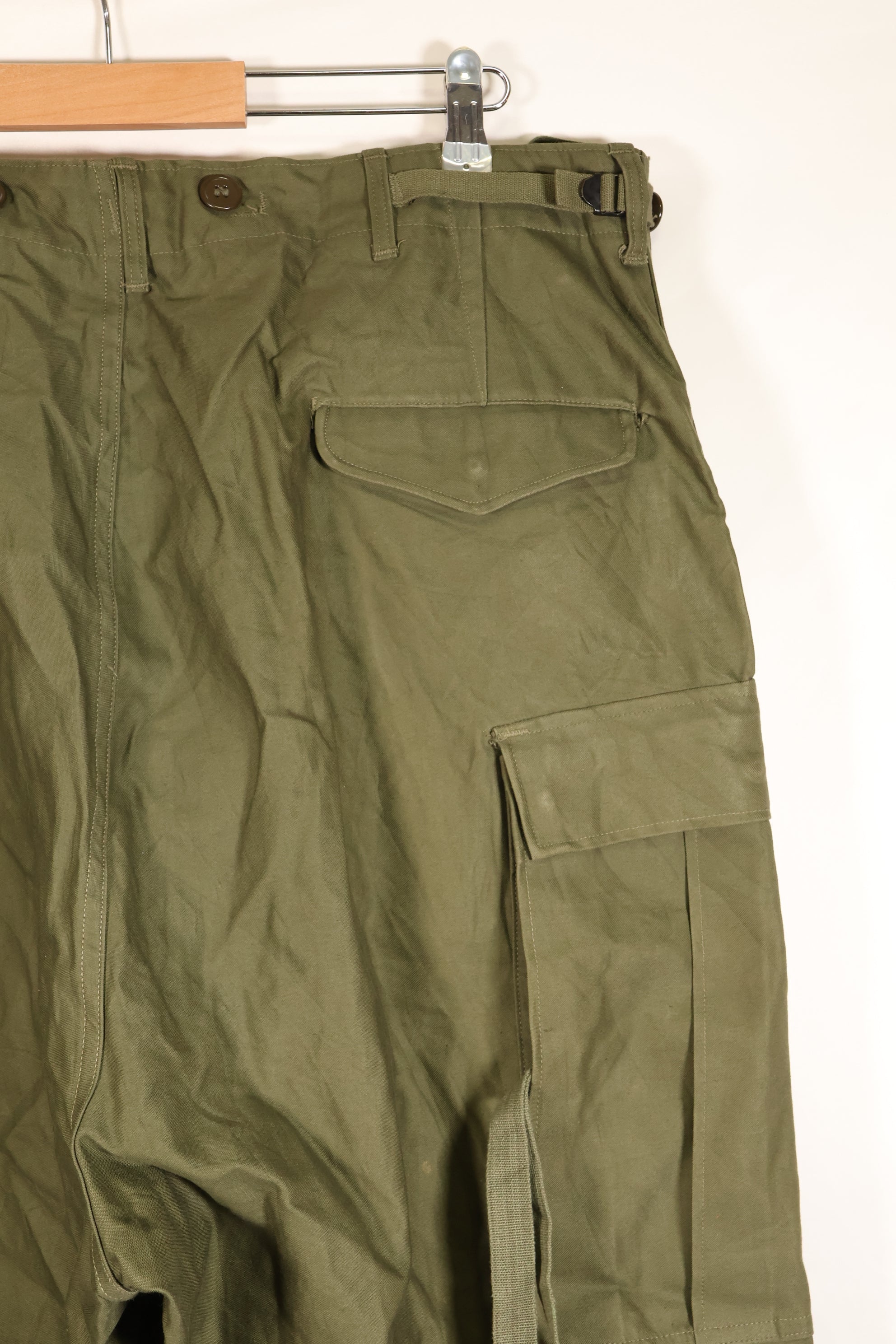 1951年契約　L-R　アメリカ軍　M51　フィールドパンツ　カーゴパンツ　状態良い　中古品