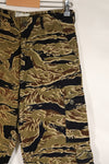Mid-1960s early gold tiger stripe pants, size S-R, US cut, good condition, used.