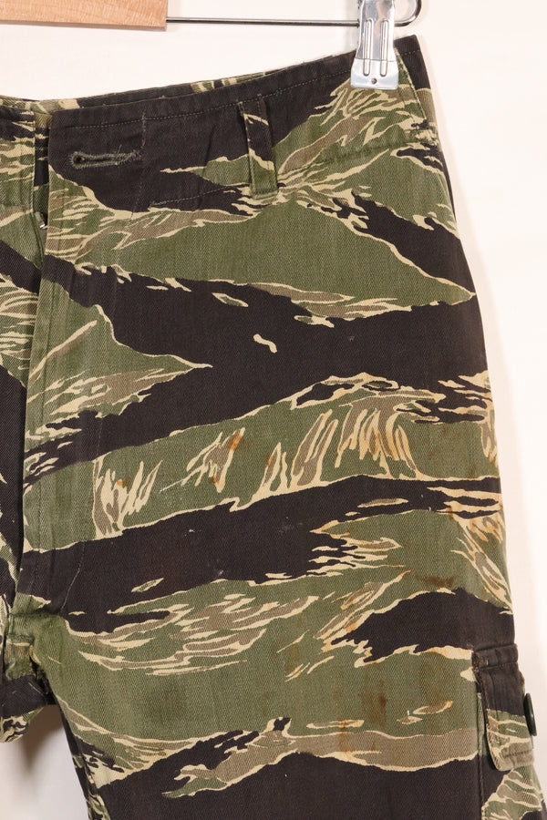 1960年代中頃　沖縄タイガーパターン　USカット改造　タイガーストライプパンツ　中古品