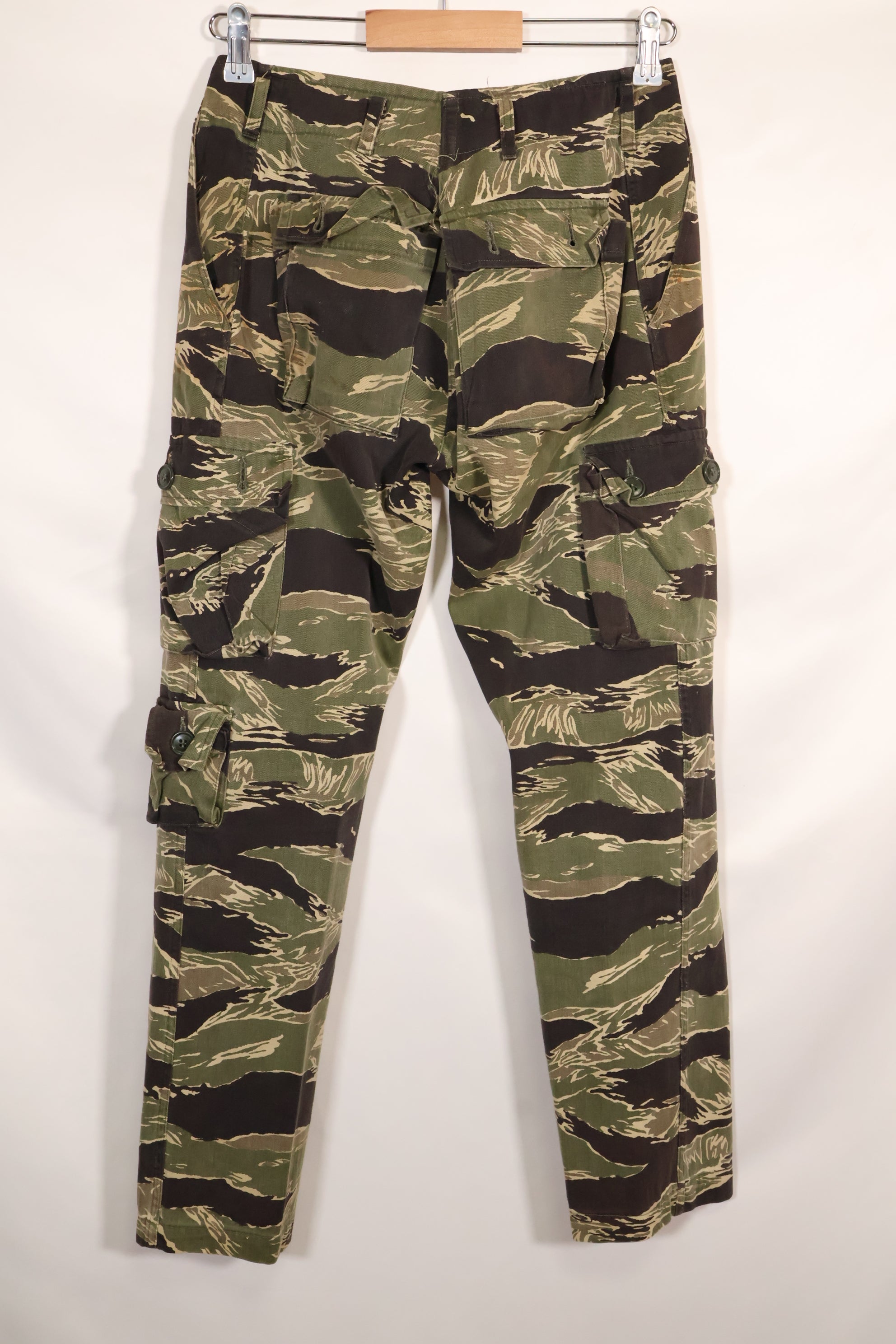 1960年代中頃　沖縄タイガーパターン　USカット改造　タイガーストライプパンツ　中古品