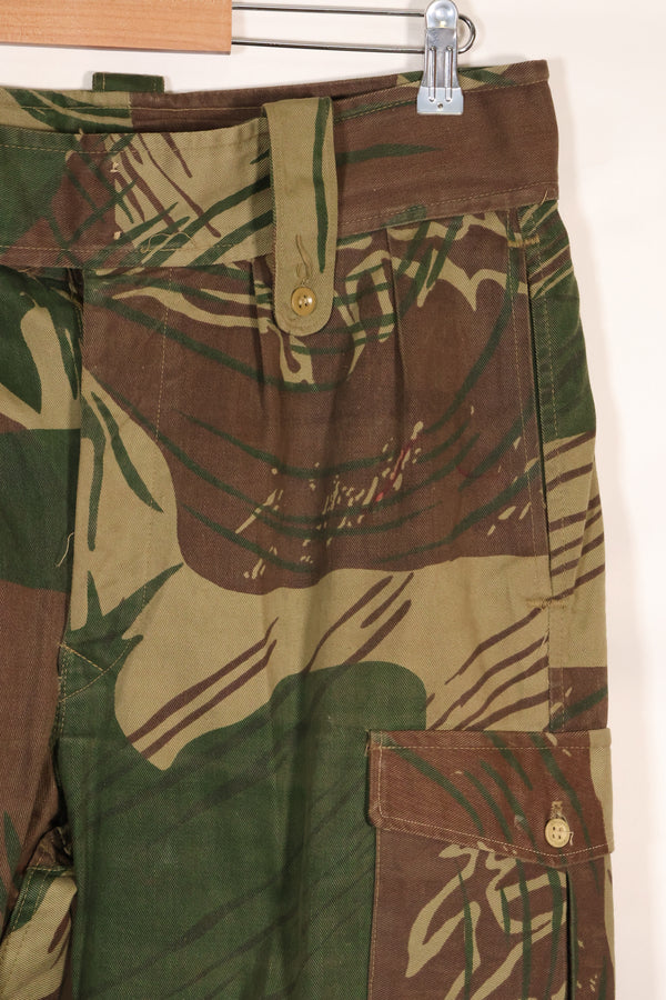 実物　ローデシア軍　ローデシア迷彩　パンツ　退色あり　中古品