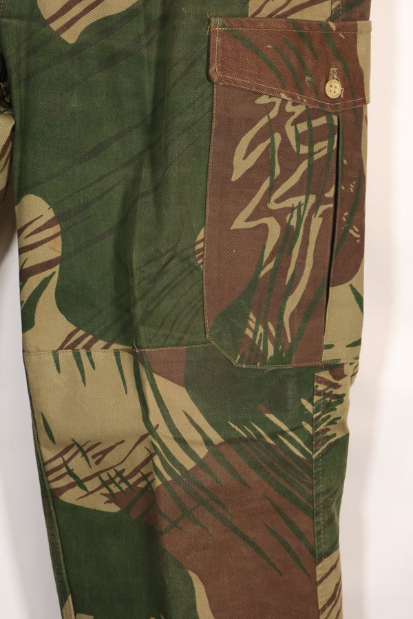 実物　ローデシア軍　ローデシア迷彩　パンツ　退色あり　中古品