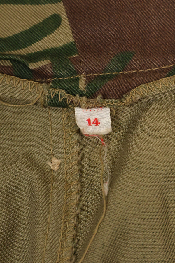 実物　ローデシア軍　ローデシア迷彩　パンツ　退色あり　中古品