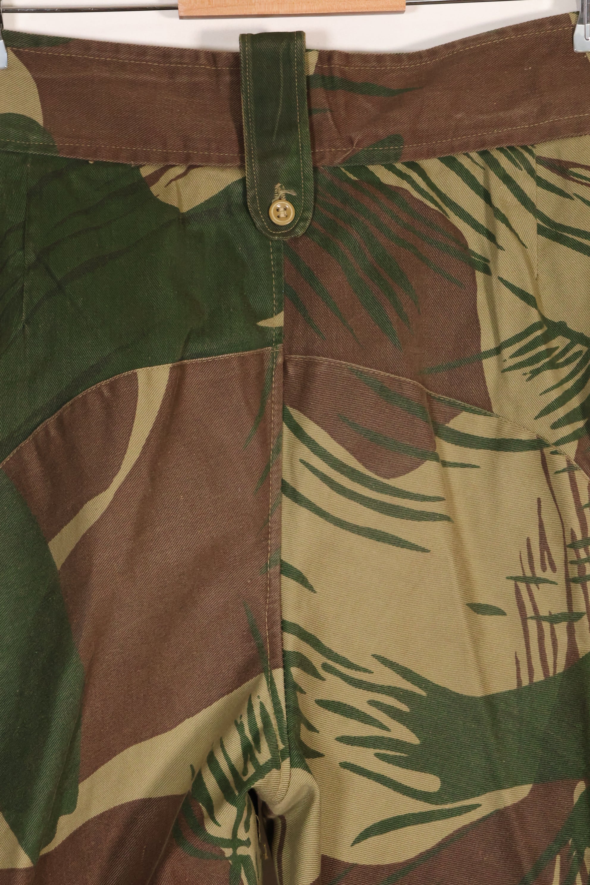 実物　ローデシア軍　ローデシア迷彩　パンツ　退色あり　中古品