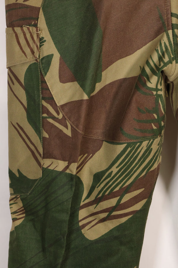 実物　ローデシア軍　ローデシア迷彩　パンツ　退色あり　中古品