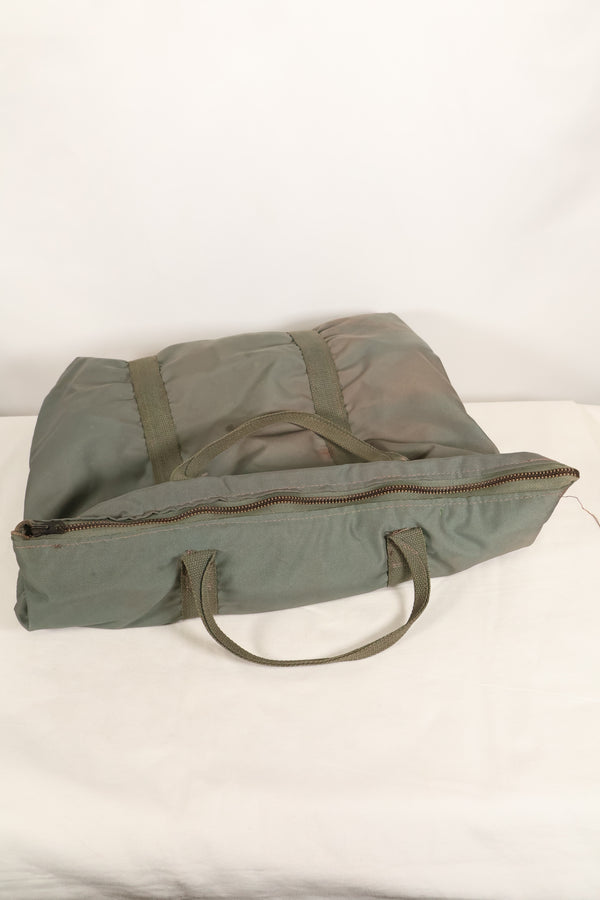 1950's U.S. Air Force early model helmet bag, zipper in operation, beautiful, used.
