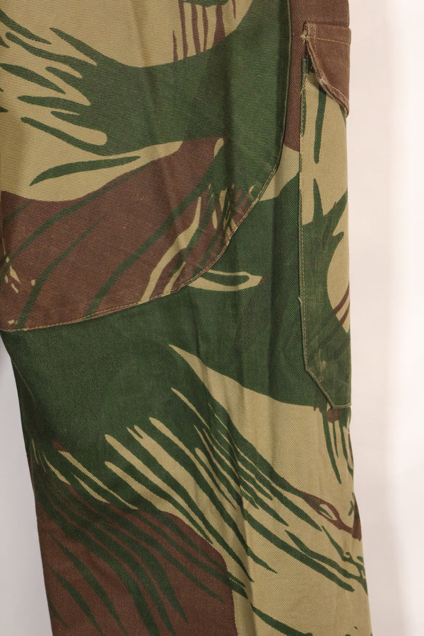実物　ローデシア軍　ローデシア迷彩　パンツ　退色あり　中古品
