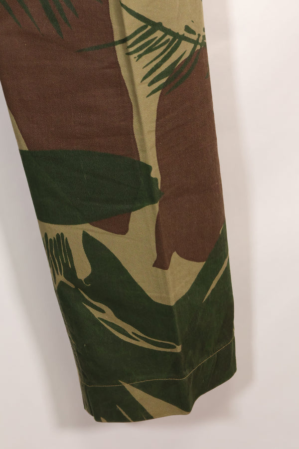 実物　ローデシア軍　ローデシア迷彩　パンツ　退色あり　中古品