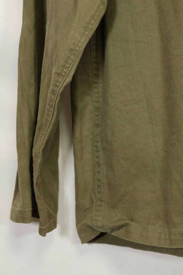 1960年代　沖縄CISO製　推定日本製　ローカルメイド　OG-107　ユーティリティシャツ　中古品