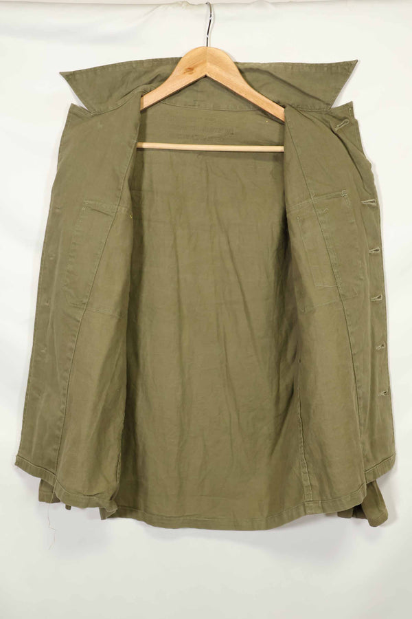 1960年代　沖縄CISO製　推定日本製　ローカルメイド　OG-107　ユーティリティシャツ　中古品